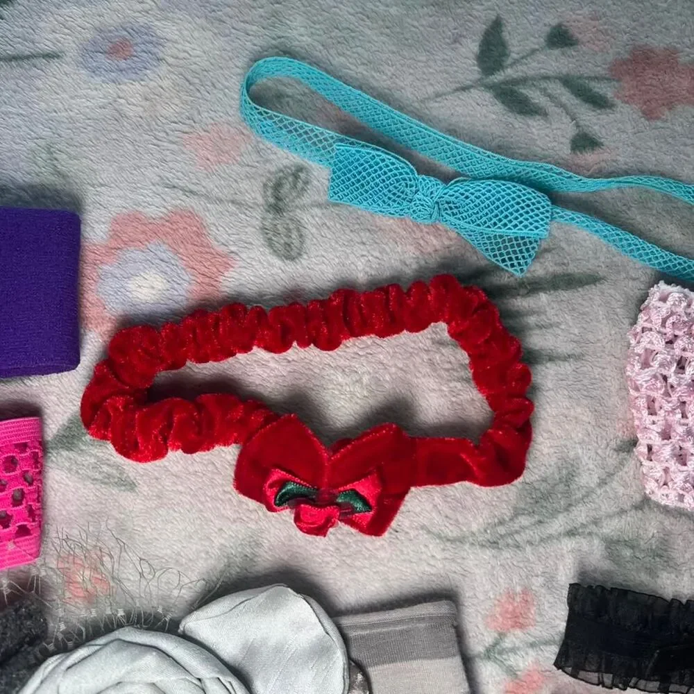 Vintage Y2K Baby Headbands Lot of 14 Coquette Formal Preppy Kidcore 2000s Retro